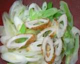 ＊　長ねぎの２種の和え物　＊作り方1写真