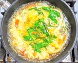 スープセロリとベーコンと卵のスープ作り方6写真