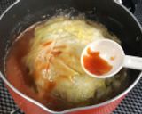 キャベツとひき肉のミルフィーユ作り方6写真