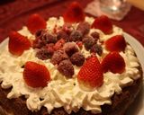フライパンでデコレーションケーキ作り方5写真