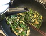 苧麻（からむし）と油揚げの炒り煮　雑草作り方9写真