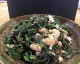 苧麻（からむし）と油揚げの炒り煮　雑草作り方11写真