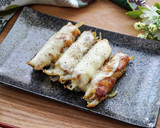 簡単節約！梅肉ともやしのチーズ肉巻き作り方11写真