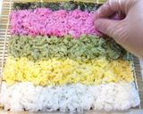 カラフル可愛い恵方巻👹作り方7写真