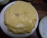 桃缶とカスタードのケーキ作り方4写真