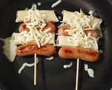 もチーズウインナー串：ソトクソトク風作り方7写真