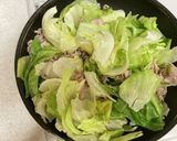 ＊超速＊豚こまとレタスの塩ダレ炒め＊作り方4写真