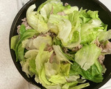 ＊超速＊豚こまとレタスの塩ダレ炒め＊作り方4写真