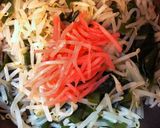 お好み焼き風味のもやし炒め作り方4写真