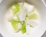 魚介無簡単醤油マヨパスタ味温野菜サラダ作り方3写真