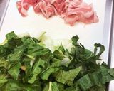 具沢山白菜と豚バラの塩あんかけ焼きそば作り方1写真