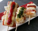 もチーズウインナー串：ソトクソトク風作り方6写真