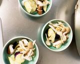 魚介無簡単醤油マヨパスタ味温野菜サラダ作り方11写真