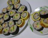 ★伊達まきまき！？＆伊達巻入りのり巻き★作り方10写真