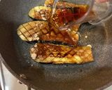 ナスのガーリック照り焼き作り方4写真