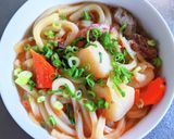 鯖缶と野菜の味噌汁 と 〆うどん作り方12写真