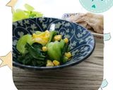 ほうれん草とコーンの胡麻和え作り方27写真