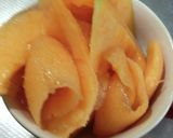 MONINメロンシロップで作る果肉メロン作り方3写真