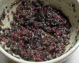 レンジで　ナスの梅ごまだれがけ作り方4写真