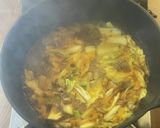 舞茸と白菜の韓国風ダイエットスープ作り方4写真