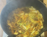舞茸と白菜の韓国風ダイエットスープ作り方4写真