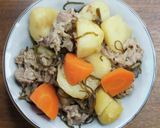 塩昆布入り肉じゃが作り方7写真