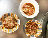 中濃ソースカツ丼味豚こま大根青椒肉絲風作り方4写真