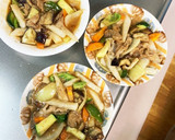 中濃ソースカツ丼味豚こま大根青椒肉絲風作り方15写真