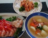 鹿部産エビのお刺身他各種作り方8写真