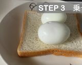 egg on toast作り方3写真