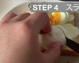 egg on toast作り方4写真