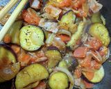トマトとナスのちょい辛パスタ作り方3写真