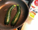 ズッキーニの味噌チーズ焼き。おうち居酒屋作り方3写真