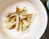 レンジ肉卵無チクワオイ炒飯味野菜炒め作り方1写真