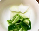 レンジ肉卵無チクワオイ炒飯味野菜炒め作り方6写真