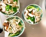 レンジ肉卵無チクワオイ炒飯味野菜炒め作り方10写真