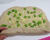 全粒粉で☆枝豆とチーズのフォカッチャ作り方3写真