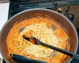 アボカドとトマトのクリーミーパスタ作り方8写真