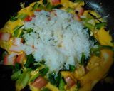 ごはんonカニカマと小松菜の卵焼き作り方4写真