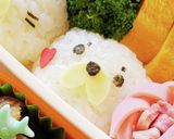 キャラ弁☆早楽！可愛いアザラシ弁当☆作り方3写真