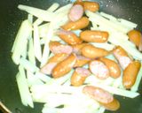 じゃがいもとウインナーの簡単おかず作り方7写真