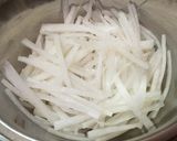 さっぱり☆ささみと大根の梅焼き作り方1写真