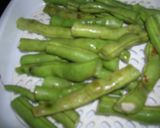 インゲンの胡麻和え作り方1写真