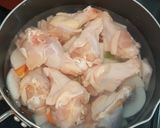 鶏ポタージュラーメン。(o^^o)♪作り方1写真