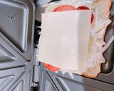 チーズがとろーり　ホットサンド作り方6写真
