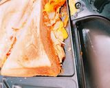 チーズがとろーり　ホットサンド作り方9写真