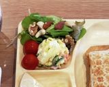 お家カフェ❁盛り付け案･ホットサンド作り方1写真