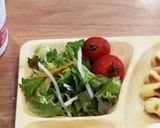 お家カフェ❁盛り付け案･ワッフル作り方1写真
