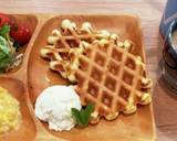 お家カフェ❁盛り付け案･ワッフル作り方3写真