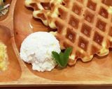 お家カフェ❁盛り付け案･ワッフル作り方5写真